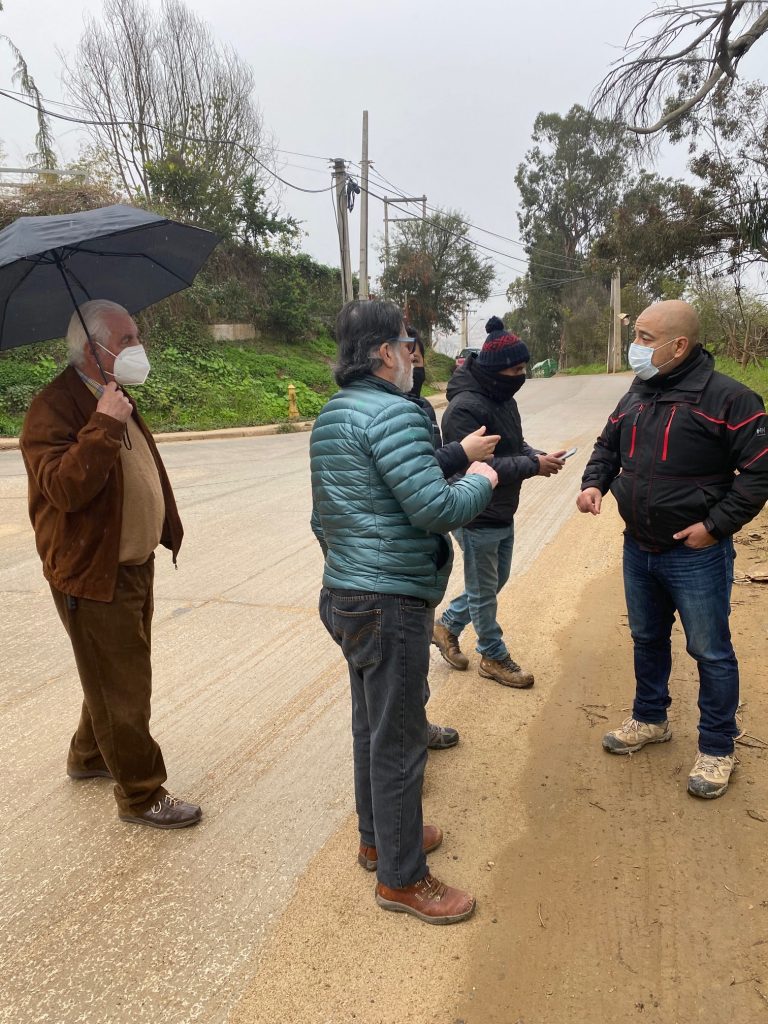 REPRESENTANTES DE LA JUNTA DE VECINOS SE REUNIERON CON ISN PARA REALIZAR CATASTRO DE ÁRBOLES CON RIESGO DE CAIDA