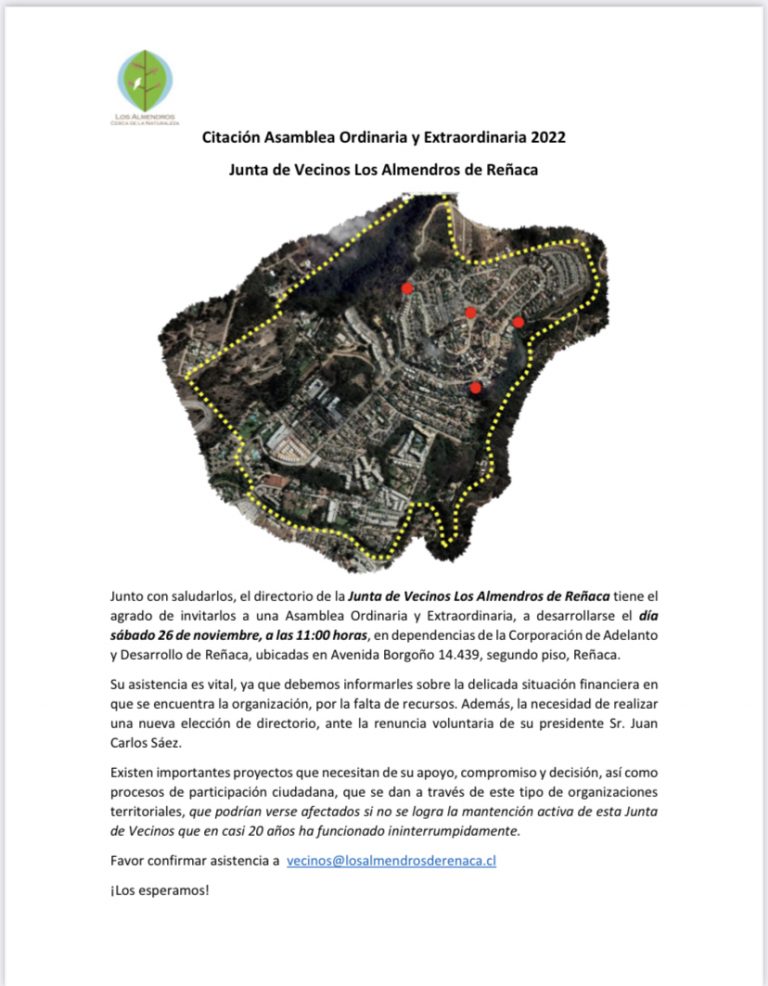 CITACIÓN  ASAMBLEA ORDINARIA Y EXTRAORDINARIA  2022