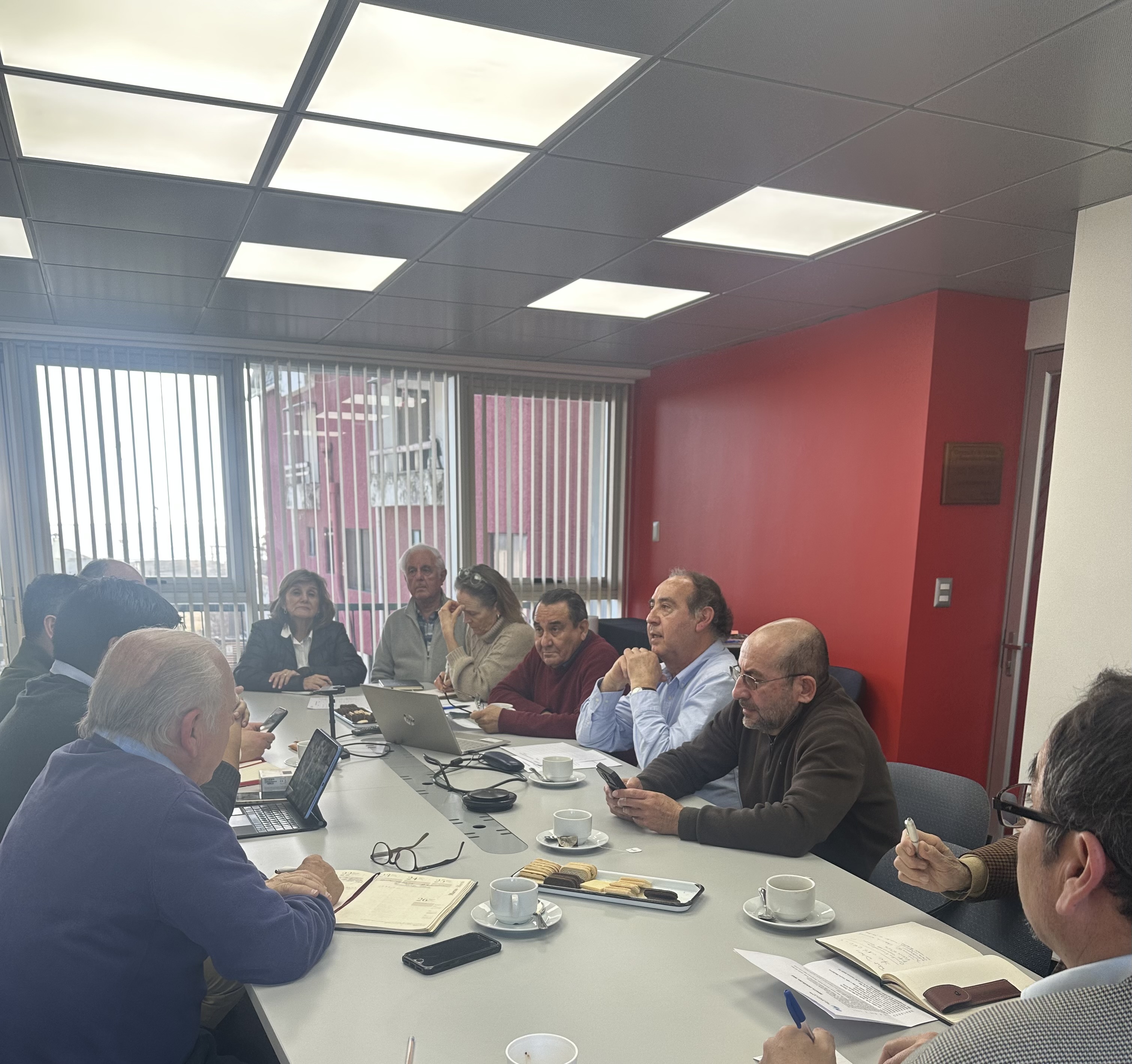 DIRECTIVA DE LOS ALMENDROS ASISTE A REUNIÓN CON SERVIU